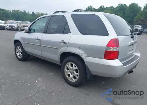 2002 Acura Mdx z USA, uszkodzony, nr VIN 2HNYD18662H537700